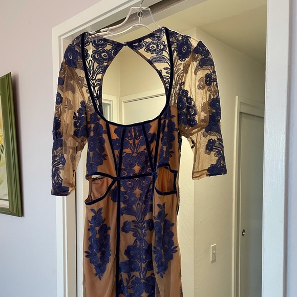 For Love and Lemons Blue Temecula Mini Dress 💙 - Picture 2 of 6